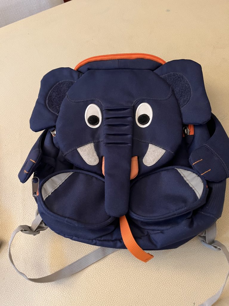 Zainetto asilo a forma di elefante