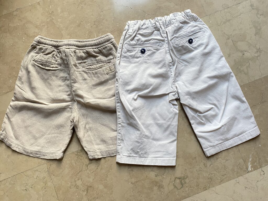 Set Pantaloncini bambino 8 anni